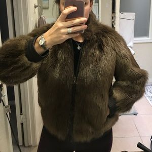 Gorgeous Fur Bomber Jacket
